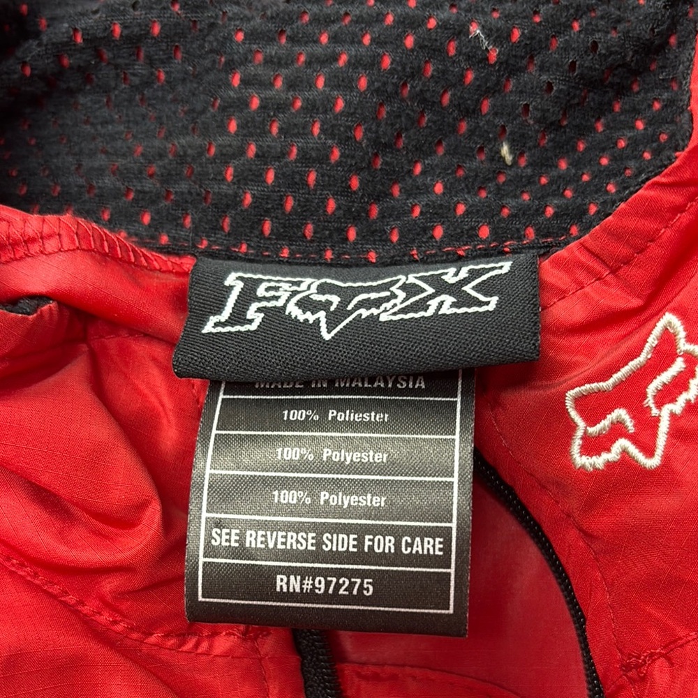 Fox Red Windbreaker Jacket for Active Adventures - Picture 2 of 2